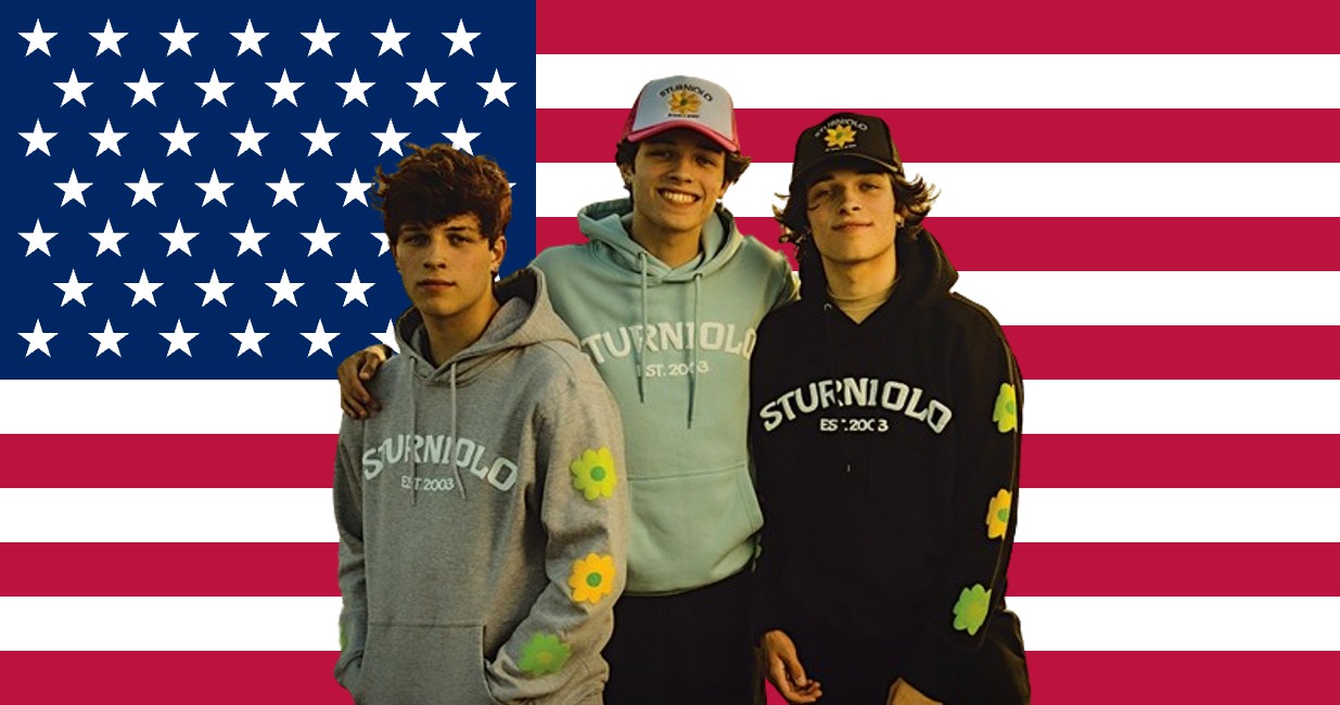 Sturniolo Triplets American Flag (Red/blue)